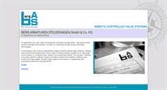 Desktop Screenshot of berg-a-s.de