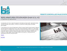 Tablet Screenshot of berg-a-s.de